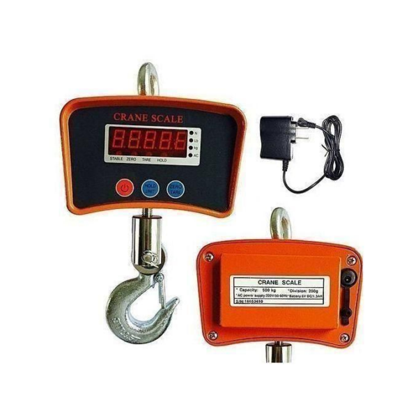 500 KG 1100 LBS Digital Hanging Scale Mini Industrial Crane