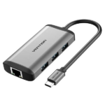 Vention Type-C to 3-Port USB 3.0 Hub + HDMI + PD Converter