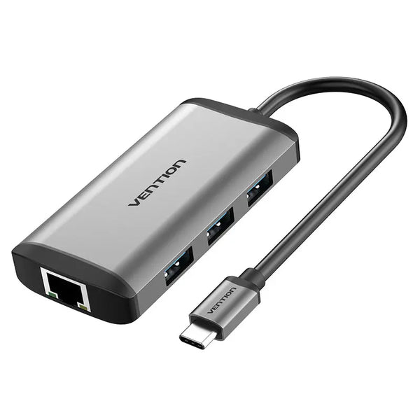 Vention Type-C to 3-Port USB 3.0 Hub + HDMI + PD Converter