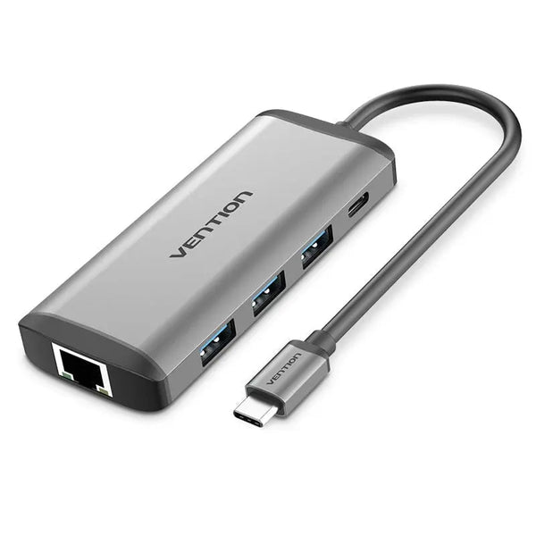 Vention Type-C to Multi-Function 8-in-1 Docking Station