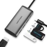 Vention Type-C to 3-Port USB 3.0 Hub + HDMI + PD Converter