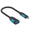 vention type c to usb 3.0 female cable 0.1 meter