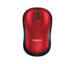 Logitech M187 Wireless Mouse red