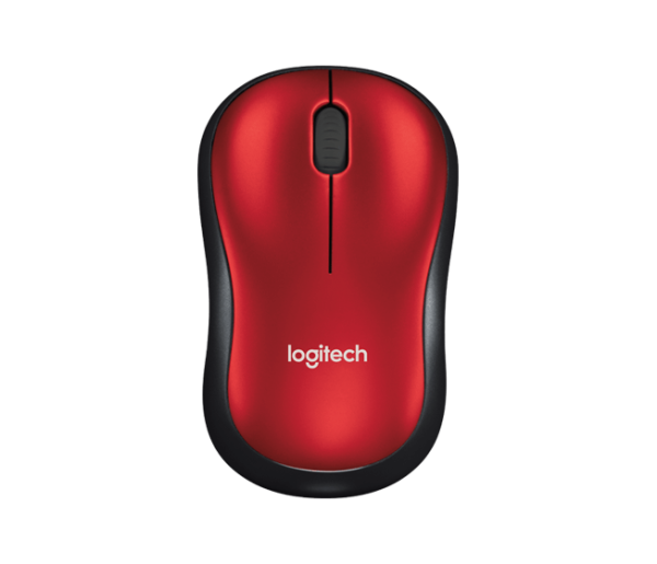 Logitech Wireless Mouse M185 - Red