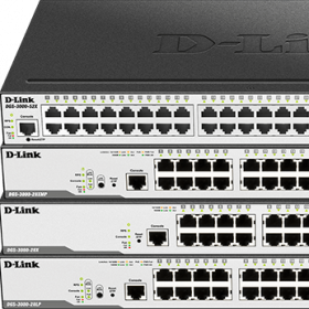 D-LINK SWITCH DGS-3000-28LP 24 P POE + SFP P MN ETHERNET