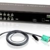 16-PORT COMBO KVM SWITCH PS2 & USB, WITH 4X1.8M CABLES