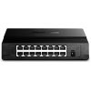 16 PORT 10/100MBPS UNMANAGED SWITCH (PLASTIC CASING, WALL MOUNTABLE) EU POWER PLUG