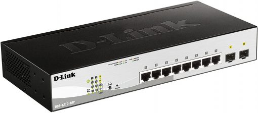 D-Link DGS-1210-10P 10-Port Gigabit Smart Managed PoE Switch at city shop