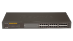 24‑Port Fast Ethernet Unmanaged Switch With Open Slot DES‑1024R+