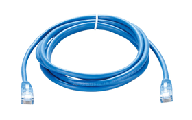D-Link NCB-5EUBLUR1-3 Cat5E UTP 24 AWG Round Patch Cord - 3M Blue Color