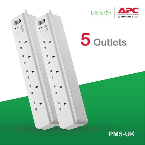 APC Essential Surge Arrest 5 outlets 230V UK