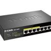 D-LINK 8-port 10/100/1000Base-T Unmanaged Switch with 4 PoE , 52W PoE Power budget (EU/UK Plug)