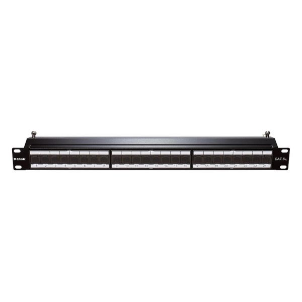 DLINK PATCH PANEL NPP-6A1BLK242 CAT6A UTP 24PORT at city shop