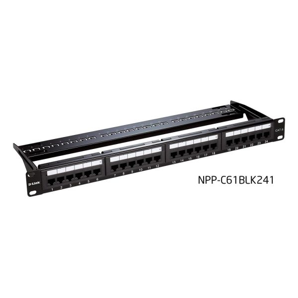 Patch Panel Cat 6 Shielded Keystone- 48 Port-Loaded at city shop