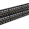 Patch Panel UTP Keystone- 48 Port- Unloaded (Cat 5e,Cat 6)