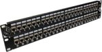 Patch Panel UTP Keystone- 48 Port- Unloaded (Cat 5e,Cat 6)