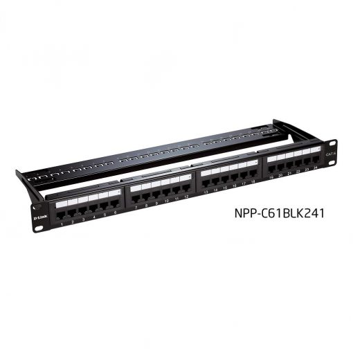 Patch Panel Cat 6 UTP Keystone Type- 48 Port-Fully Loaded