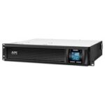 APC Smart-UPS,900 Watts /1500 VA,Input 230V /Output 230V, Interface Port USB, Rack Height 2 U TECHNICAL SPECS OUTPUT Output Power Capacity 1980 Watts / 2200 VA Max Configurable Power 1980 Watts / 2200 VA Nominal Output Voltage 230V Output Voltage Distortion Less than 5% Output Frequency (sync to mains) 50/60Hz +/- 3 Hz Other Output Voltages 208, 220, 240 Topology Line Interactive Waveform Type Sine wave Output Connections (8) IEC 320 C13 IEC 320 C13 (1) IEC 320 C19 IEC 320 C19 (2) IEC Jumpers INPUT Nominal Input Voltage 208V, 230V Input Frequency 50/60 Hz +/- 3 Hz (auto sensing) Input Connections IEC-320 C20 Schuko CEE 7 / EU1-16P British BS1363A Cord Length 1.83 meters Input voltage range for main operations 140 – 280V Other Input Voltages 220, 240 Transfer Time 2-4 ms BATTERIES & RUNTIME Battery Type Maintenance-free sealed Lead-Acid battery with suspended electrolyte : leakproof Typical recharge time 3 hour(s) Replacement Battery APCRBC117 RBC™ Quantity 1 Extended Run Options APC Smart-UPS X 2200VA Rack/Tower LCD 200-240V