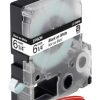 Epson LC-2WBN9 - 6mm x 9m - Black on White Tape C53S623402