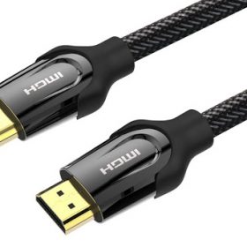 VENTION NYLON BRAIDED HDMI CABLE 5M BLACK METAL TYPE