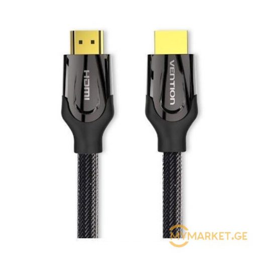 VENTION NYLON BRAIDED HDMI CABLE 8M BLACK METAL TYPE (VEN-VAA-B05-B800)