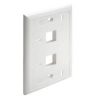 Network Faceplate 2port Cat6 With Keystone