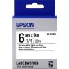 Epson Label Catridge Pastel LK-4YBP Black on Red tape 12MM (9M) (C53S654008)