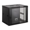 6U Network Cabinet Glass Door Black 600 (W) x 600 (D) x 370 (H)