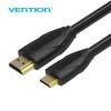 Vention Flat Hdmi Cable 1M Black VEN-AAKBF