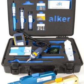 FIBRE OPTIC TOOL KIT FOR FIBRE END FACE INSPECTION AND CLEANING