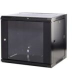 Easenet 6U 600 (W) x 450 (D) Network Cabinet Glass Door Black