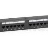 1U 24 Port Shielded Panel