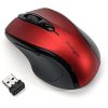 A mouse that not only fits your hand, but also your style sensibilities. The ergonomic right-handed design provides hours of comfort and with four colours to choose from, it's easy on the eyes, too. The Pro Fit Mid-Size Wireless Mouse is built to deliver years of service. Perfect for desktop and mobile users alike, the Pro Fit Mid-Size Wireless Mouse has a nano receiver that operates 2.4 GHz to reduce interference in crowded office environments. The receiver is so small you can leave it in your computer, or slide it in the Pro Fit's built-in receiver storage compartment. The Pro Fit Mid-Size Wireless Mouse is big enough to feel just right in your hand, yet small enough to pack easily in your travel bag. And no matter where your work takes you, the high-definition optical sensor delivers precise, responsive cursor control on a variety of surfaces and it operates for up to 12 months on 2 AAA batteries