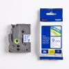 Brother TZE-223 9mm Blue on White Label Printer tape