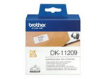 Brother DK-11209 Label Roll – Black on White, 29mm x 62mm