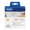 These Genuine Brother DK-11201 Black on White labels come in handy for a wide range of your general labelling needs. For use in both the home and office environment, these pre-cut standard address labels can be used to display logos, barcodes, visitor badges or shipping information. The Brother DK-11201 labels come in handy for all your general labelling needs. With 400 per roll, the 29mm x 90mm standard size labels are commonly used for mailing and administrative purposes, making them perfect for use in both the home and office environment. You can expect professional results with these pre-cut standard address labels, which can be used to display logos, barcodes, visitor badges or shipping information. Manufactured to a high specification the DK-11201 refill is compatible with a wide range of the Brother QL printers. By choosing the Brother DK-11201 Black on White Label Roll, you’ll ensure that your machine continues to work at its best, providing you with results that are crystal clear and designed to last