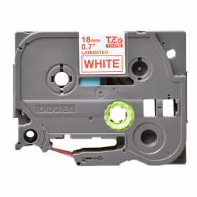 Brother Tape TZE-242 18mm Red on White