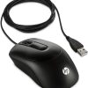 HP X900 Wired Mouse USB Optical 1000DPI Black