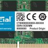 Crucial 16GB DDR4 - 2666 MT/s SODIMM Laptop Memory - CT16G4SFD8266