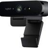 Logitech BRIO Ultra HD Webcam for Video Conferencing, Recording, and Streaming - Black