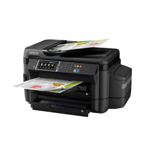 Fully featured to meet the demands of the office, the Epson L1455 A3 Wi-Fi Duplex All-in-One Ink Tank Printer takes productivity bigger with the ability to print documents up to A3+ size at high speeds through Epson’s PrecisionCore™ printhead technology and automatic duplex printing. Deliver high-quality documents, which are framed economically with the ability to yield 6,000 pages for black and 6,500 pages for colour through affordable inks. The L1455 integrates into any office through its complete suite of connectivity features. The Epson L1455 A3 Wi-Fi Duplex All-in-One Ink Tank Printer prints black and white documents with razor sharp text that are water and smudge-resistant. You can also print lab-quality glossy photos on photo media paper at a high resolution output of 4800dpi. Each set of inks yields 6,000 pages for black and 6,500 pages for colour, offering the lowest cost of printing duplex on an A3 printer*. * As of 1 May 2016, the Epson L1455 offers users the lowest cost of printing duplex (cost per two-pages), for any inkjet printer capable of auto-duplex, using genuine branded supplies from its own manufacturer. This is based on the MSRP listed on the manufacturers’ websites in 5 major ASEAN markets. Supersized Productivity Print up to A3+ Print larger and clearer documents, spreadsheets, diagrams and charts to bring out maximum detail and clarity at A3+ size. The multi-function L1455 supports copying and faxing up to A3 size as well. High Speed Duplex Printing Enjoy print speeds of up to 18ipm for A4 & 10ipm for A3 sized documents with Epson PrecisionCore printheads. The breakthrough PrecisionCore technology is equipped with versatile, high-speed solutions for commercial, industrial and office printing. Offering a vast improvement from the conventional piezo printheads, this technology delivers professional output quality at blazing speeds. The L1455 also supports automatic duplex printing up to 8.7ipm for A4, reducing paper consumption. Duplex Automatic Document Feeder The L1455 is equipped with a 35-sheet duplex ADF unit for convenient scanning and copying of double-sided documents, even up to A3 size.