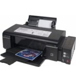 Epson L805 Colour Inkjet Printer, Wifi Connectivity, Black