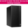 HP Desktop 290 G2 MT, Intel i5-8400, 4GB RAM, 1TB HDD, DOS, Micro Tower PC