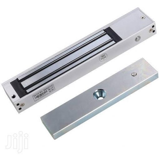 Single Door Magnetic Lock with 350kg Holding Force (LED) With Brackets