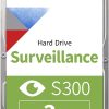 Toshiba S300 2 TB Surveillance HDD Internal Hard Drive - Bulk (3.5 Inch SATA 6 Gbit/s 5400 RPM 128 MB Cache)