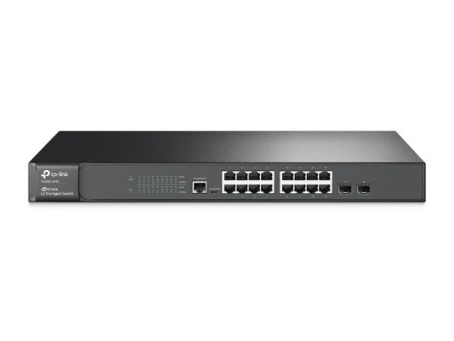 JetStream 16-Port Gigabit L2 Managed Network Switch with 2 SFP Slots