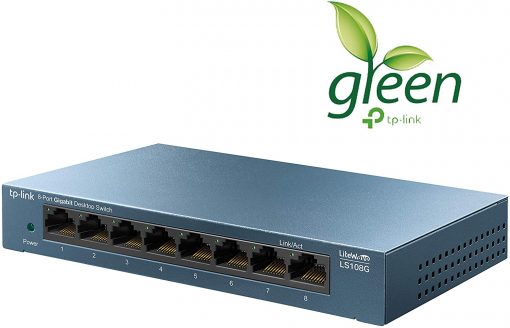 TP-Link LS108G 8-Port Desktop/Wallmount Gigabit Ethernet Switch