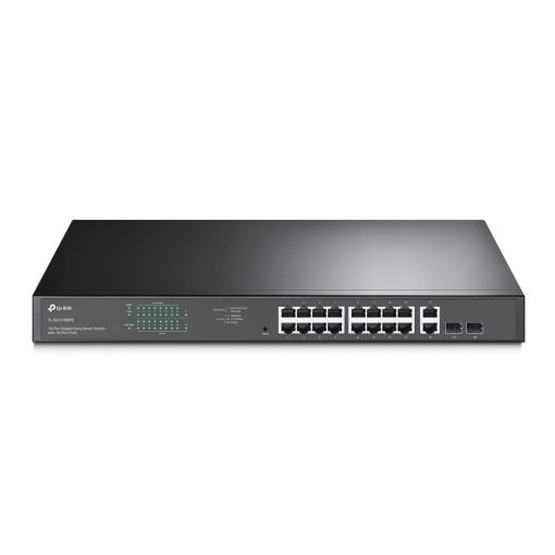 TP-LINK JetStream 16-Port Gigabit Easy Smart PoE+ Switch with 2 SFP Slots, updated (TL-SG1218MPE)
