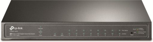 JetStream 8-Port Gigabit Smart PoE Switch with 2 SFP Slots