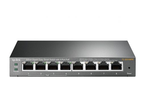 8-Port Gigabit Easy Smart Switch with 4-Port PoE